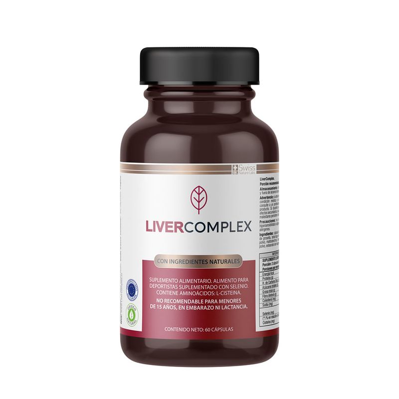 Liver Complex – Cápsulas Naturales Para Desintoxicar, Proteger y Regenerar Tu Hígado