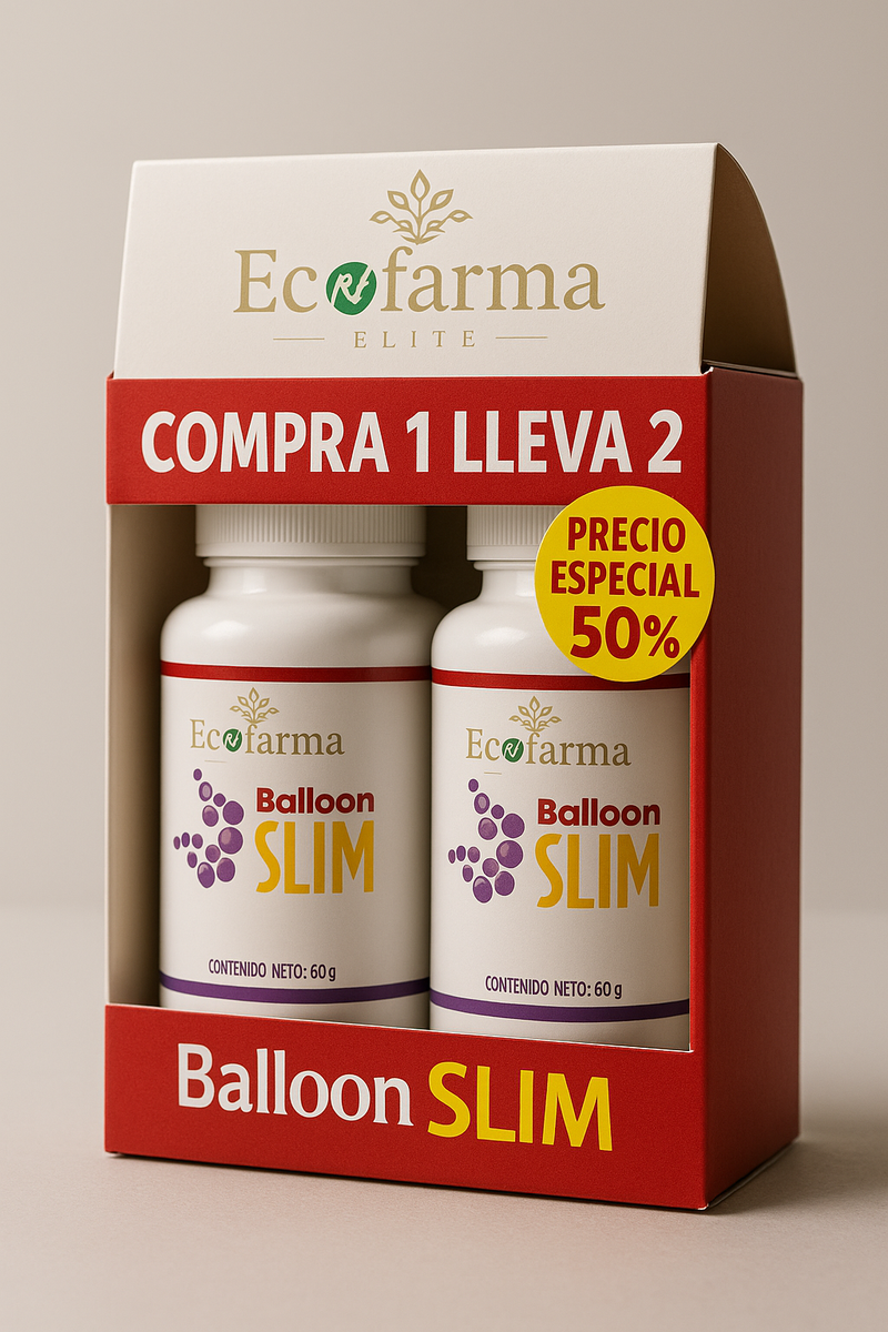 Balloon Slim – Suplemento Natural para Pérdida de Peso con Efecto Balón Gástrico