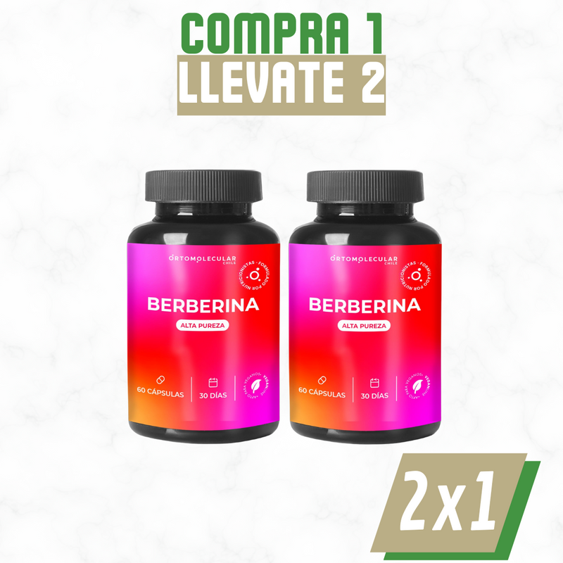 Berberina – Cápsulas Naturales Para Metabolismo, Glucosa y Salud Intestinal