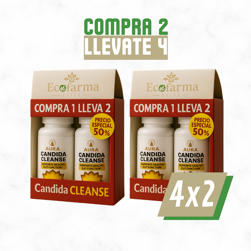 Candida Cleanse – Cápsulas Naturales Para Equilibrio Intestinal y Control de Hongos