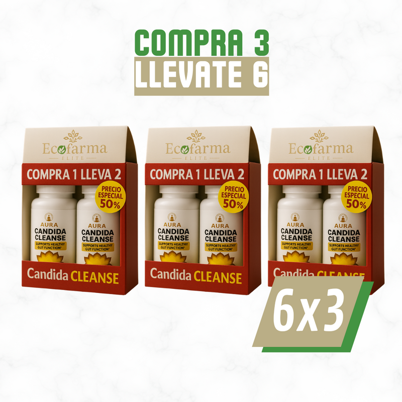 Candida Cleanse – Cápsulas Naturales Para Equilibrio Intestinal y Control de Hongos