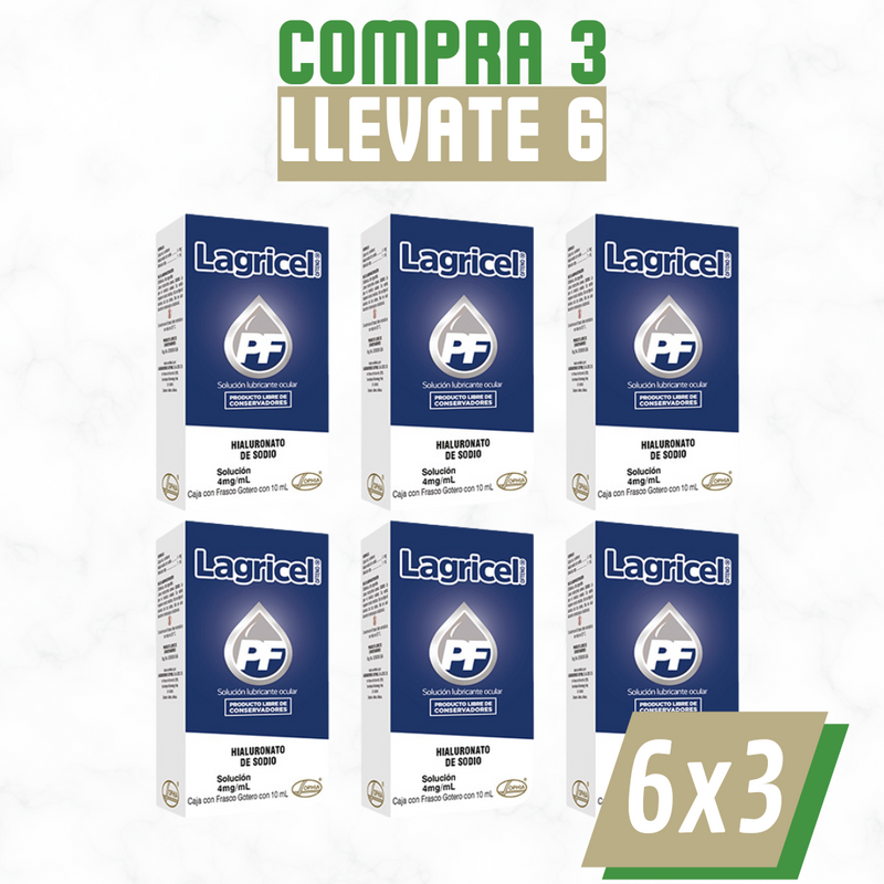 Lagricel – Solución Oftálmica para Ojos Secos, Ardor y Molestias Oculares