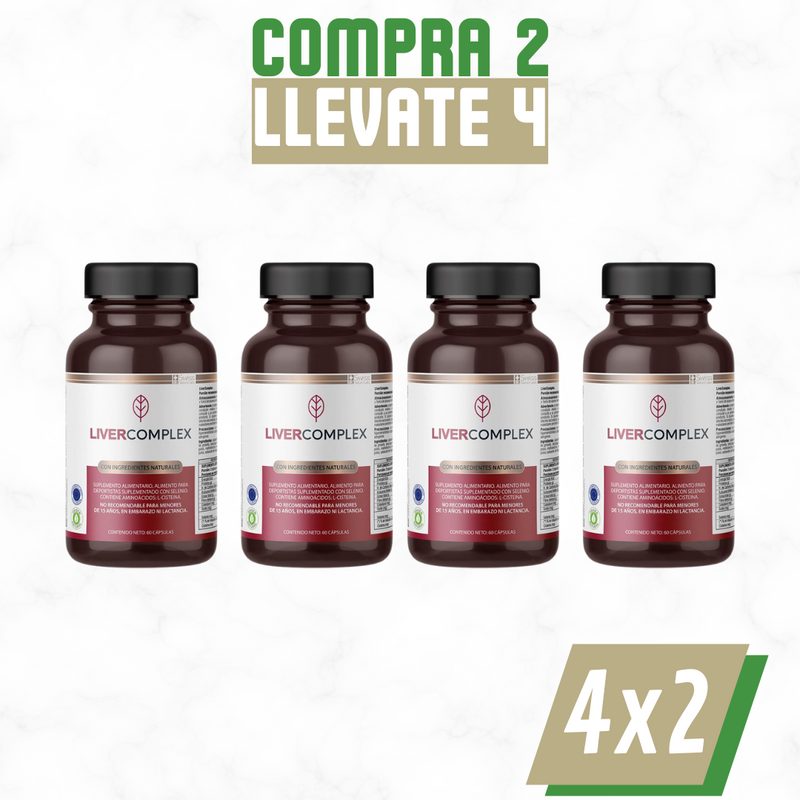 Liver Complex – Cápsulas Naturales Para Desintoxicar, Proteger y Regenerar Tu Hígado