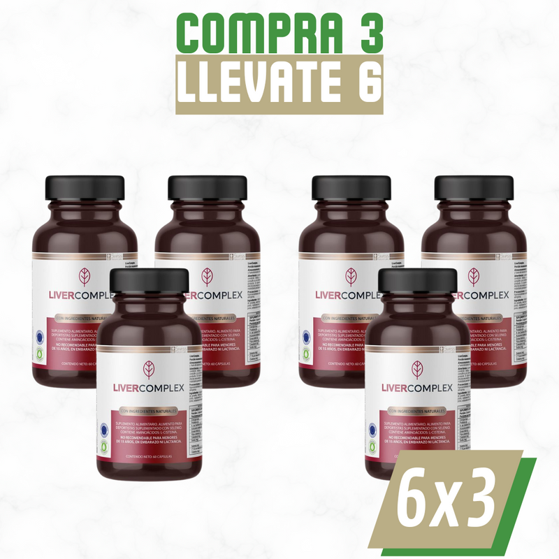 Liver Complex – Cápsulas Naturales Para Desintoxicar, Proteger y Regenerar Tu Hígado