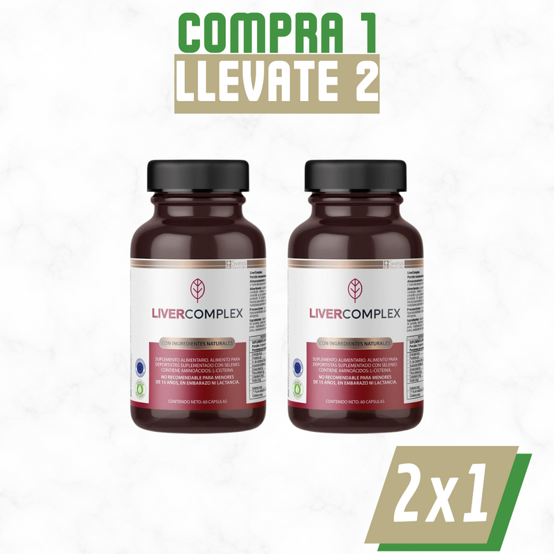 Liver Complex – Cápsulas Naturales Para Desintoxicar, Proteger y Regenerar Tu Hígado